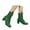 Green, variant on vauyc Fall Booties Ankle Boots for Women Low Heel Fashion Women Solid Autumn Square Heels Lace Up Short Booties Round Toe Shoes