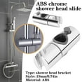 thumbnail image 3 of 19mm Rail Slider Shower Head Holder Lift Rod Support FAST Bracket X1 Y8U7, 3 of 8