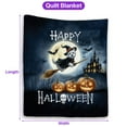 thumbnail image 5 of Happy Halloween West Highland White Terrier Witch Pumpkins Bats Quilt Blanket Westie Westy Dog Lover Cozy Comforter Throw Blanket - 13012, 5 of 5