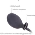 thumbnail image 4 of Inflatable Travel Pillow Portable Lumbar Support Back Cushion with Pump, Suitable for Home Office and Car (Black), 4 of 5