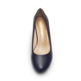 thumbnail image 4 of Zapatos de Tacón Bajo para Mujer DREAM PAIRS en Cuero Azul Marino con Tacón de 6.5 cm, 4 of 6
