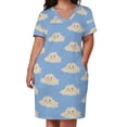 thumbnail image 2 of La bonita nube. Vestido largo holgado con bolsillos para mujer traje de verano para ocasis oficiales, 2 of 6