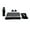 Black/Black Marble, variant on Logitech MK540 Advanced Wireless Keyboard & Mouse Combo Travel Home Office Modern Bundle with 2 Pro Portable Wireless Bluetooth Speakers, Charging Tray, Gel Wrist Pad, Gel Mouse Pad & 20 oz. Canteen