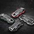 thumbnail image 4 of Carbon Fiber TPU Case Cover For Porsche Panamera Cayenne Taycan Remote Smart Key, 4 of 6