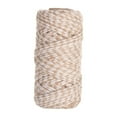 thumbnail image 2 of Cuerda de yute de 10 m de largo para decoración navideña. Algodón de yute de 6 mm., 2 of 9