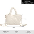 thumbnail image 3 of Kukuzhu Puffer Tote Bag, Small Puffy Bags for Women Fashion Quilted Soft Padded Handbag Purses, 3 of 7