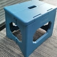 thumbnail image 2 of FlyingBoom Foldable Plastic 2 Step Stool-Blue, 2 of 5