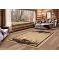 thumbnail image 2 of United Weavers Rustic Forest Moon Valley Hand-Carved Area Rug or Runner, 2 of 9