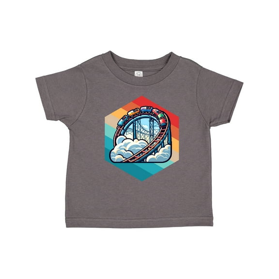Inktastic Roller Coaster Vintage Fan Retro Boys or Girls Toddler T-Shirt