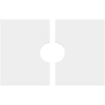 thumbnail image 4 of 10"W x 6 5/8"H x 2"ID x 3 1/2"C x 1"P Beaux Architectural Grade PVC Contemporary Ceiling Medallion, Two Piece, 4 of 11
