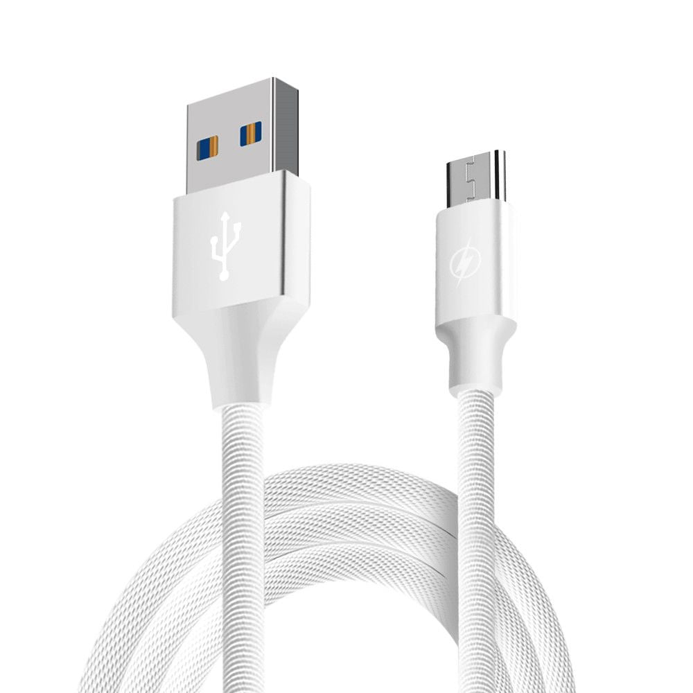 baard Schrijf een brief Zus Bemz Rope USB Cable for Samsung Galaxy A42 5G (USB-C to USB-A Cable) with  Touch Tool - 6.5 Feet (2 Meters), White - Walmart.com