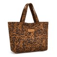 thumbnail image 4 of Wrangler Clear Tote Bag for Women with Leopard Print Insert & Pouches, Brown, 4 of 10