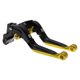 thumbnail image 1 of Palancas de freno y embrague cortas y largas para Kawasaki VERSYS 650 2015-2023, palanca de freno ajustable de motocicleta, aleación de aluminio, mango negro con extremo dorado, 1 of 6