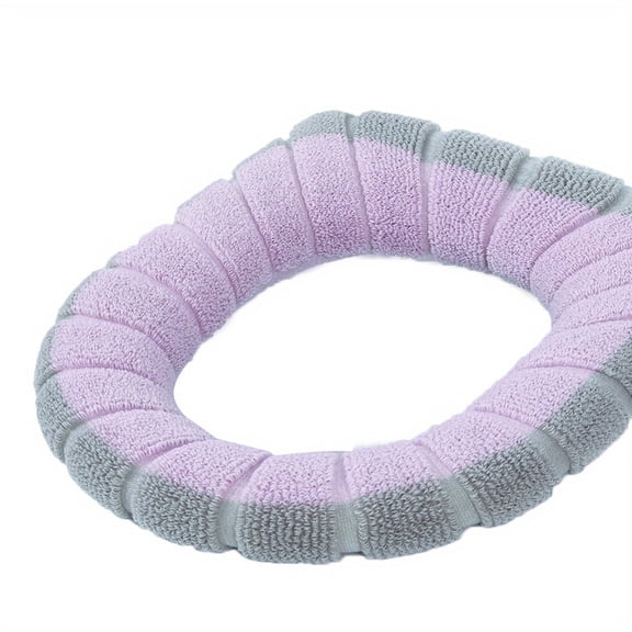 Winter Soft Toilet Seat Mat, Daily Home Bathroom Heated Washable Closestool Cover