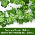 thumbnail image 7 of Fabulas 24 Pack 173Ft Artificial Ivy Fake Vines, Ivy Vines Garland Greenery Hanging Plants Vines Leaf for Wedding Garden Party Home Room Wall Decor Aesthetic, 7 of 7