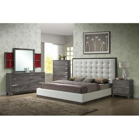 Brown & Ivory Cream Brently Chest