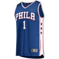 thumbnail image 2 of Men's Fanatics James Harden Royal Philadelphia 76ers Fast Break Replica Jersey - Icon Edition, 2 of 3