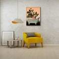 thumbnail image 3 of Shadudu Wall Decor with Golden Border, Modern Framed Canvas Art for Living Room Bedroom Home Office, Ready to Hang, 12x16in / 16x20in, 3 of 4