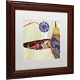 thumbnail image 2 of Trademark Fine Art "Hummingbird Brocade I" Canvas Art by Color Bakery White Matte, Wood Frame, 2 of 4