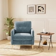 thumbnail image 6 of BedLuxury 31’’ High Back Accent Chair with Thick Cushion,Chenille sofa with Supportive Armrests for Living Room and Small Spaces,Blue, 6 of 9