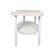 thumbnail image 2 of Mesa De Plástico Mesa auxiliar móvil de plástico blanco de 4 niveles con ruedas para sofá,mesa de centro o para aperitivos,ideal para sala de estar o dormitorio (1 pieza). Rkxzt, 2 of 8