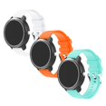 thumbnail image 1 of Pulseras de reloj Anrir para Vivoactive 3, 20 mm, silicona, paquete de 3, 1 of 6