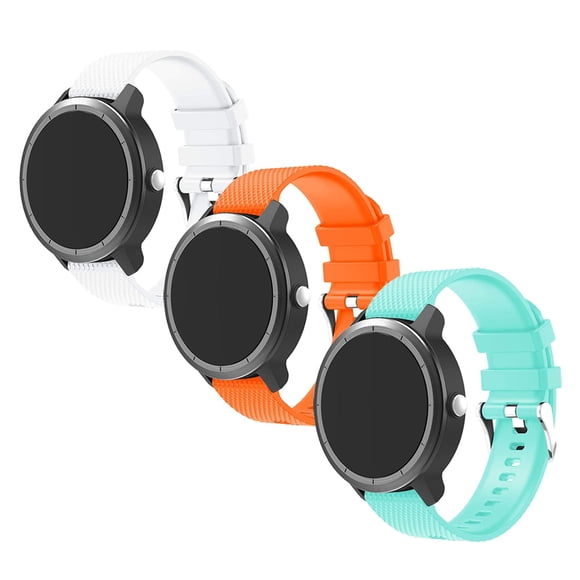 Pulseras de reloj Anrir para Vivoactive 3, 20 mm, silicona, paquete de 3