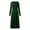 Green, variant on Xuniizn Long Sleeve Dresses for Women Solid Crewneck Casual Slim Maxi Winter Dress Stretchy Soft Comfortable Rib Knitted Workwear Dress, S-2XL