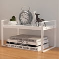 thumbnail image 2 of Étagère de Rangement de Bureau Organisateur de Bureau Blanc Chaud Style Simple, 2 of 10
