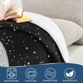 thumbnail image 4 of Yayeee Throw Blanket for Couch Soft Warm 50" x 60" Sofa Chair Bed Decoration, Black Moon, 4 of 7
