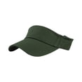 thumbnail image 3 of Fabrcox Unisex Sports Sun Visor Hats Adjustable Empty Top Baseball Caps Spring Summer Sports Tennis Hats for Men Women Green 21.26-23.62", 3 of 4