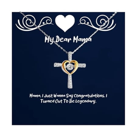 Sarcasm Mama Gifts Mama I Just Wanna Say Birthday Unique Gifts Cross Dancing Necklace For Mama from Son Daughter Appreciation gifts for mom Appreciation gifts for mother Appreciation gifts for