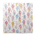 thumbnail image 2 of Yayeee Shower Curtain with Hooks 72"x72" Waterproof Fabric Bathroom Hanging Decor, Colorful Ice Cream Pattern, 2 of 5