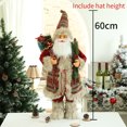 thumbnail image 1 of Adornos de muñecos de Papá Noel grandes de 60 cm, figura de Papá Noel de pie, decoración navideña para el hogar, regalo para niños, decoración navideña para el hogar, 1 of 5
