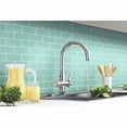 thumbnail image 3 of Thicker Adhesive Splashback for Kitchen Bathroom, Fake Adhesive Wall Tiles Black Adhesive Kitchen Splashback, Waterproof PVC Adhesive Wall Tile, 3 of 5