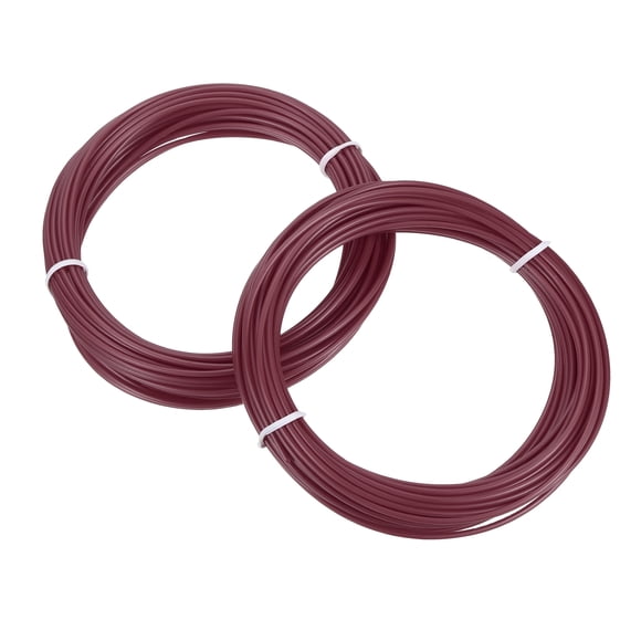 Uxcell 2 Pcs Filamento para bolígrafo 3D, 1.75mm Diámetro 33ft Longitud Recargas de Filamento para bolígrafo de impresión 3D de 1.75mm, Marrón