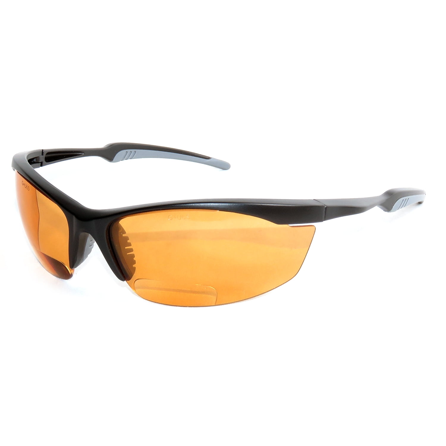 Safety Vu Wrap-Around Bifocal Safety Glasses with Adjustable temple ...