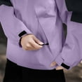 thumbnail image 5 of LNWUY (M-5XL) Big and Tall Men's Rain Jacket Outdoor Windbreaker Rain Coat Breathable Windproof Hooded Softshell Jacket Purple XL, 5 of 5