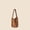 Brown, variant on PRIYAL Large Genuine Leather Bucket Shoulder Bags for Women Soft Suede Tote Purse Handbags Ladies Commuter Satchels