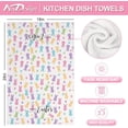 thumbnail image 4 of 4PCS Easter Kitchen Towels for Easter Decor Carrot Egg Bunny Floral Dish Towels 18x26 Inch Ultra Absorbent Cleaning Drying Cloth Hand Towel for Kitchen Bathroom Party Easter Decorations, 4 of 6