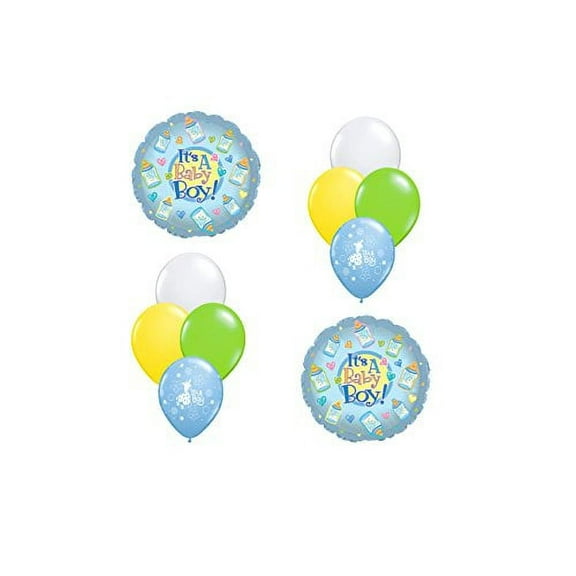 "It's A Baby Boy!" Reveal Balloon Bouquet / Center Piece
