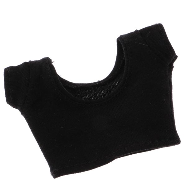 Figura de acción ropa 1/6 Camiseta Chaleco para 12inchs Femenina Cuerpo