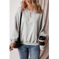 thumbnail image 5 of Casuashion Style Me Silhouetted: Gray Batwing Drop Shoulder Sweatshirt - Effortless Chic!, 5 of 8