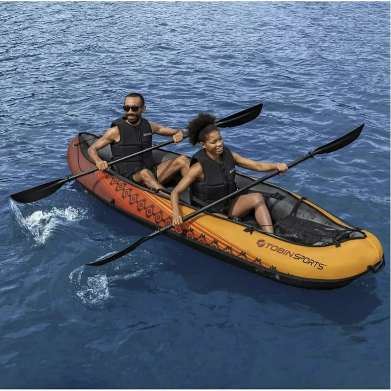 （お得な特別割引価格） Tobin Sports 10' Wavebreak Kayak, Adjustable Seats カヤック