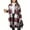 Pinky, variant on Womens Plus Size Flannel Plaid Cardigan Long Sleeve Lapel Button Long Jacket Coats Fall Fashion Clothes New Womens Jackets Casual Plus Size Pinky S