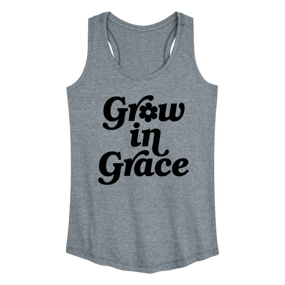 Instant Message - Grow In Grace - Women's Racerback Tank Top
