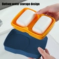 thumbnail image 6 of Double Compartment Soap Holder with Lid | Leak-Proof Travel Soap Case | Automatic Drainage Tray for Bathroom, Gym & Camping | Blue, Gray, Pink | 1-Piece, 6 of 6