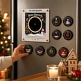 thumbnail image 6 of Magnetic Fridge Music Player NFC Vinyl Record Magnet 9 Discs LED Light Retro Acrylic Music Box Fridge Magnet Audio Player with Memory Card and USB Cable Home Office Decor Gift, 6 of 9