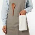 thumbnail image 4 of Contemporary Home Living Unisex Adult Cotton Kitchen Apron - 32" - London Gray, 4 of 5