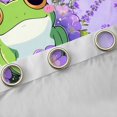 thumbnail image 4 of Manfei Kawaii Wild Frog Black Out Curtains,Country Floral Lavender Curtains Pack of 2 (42x63 Each),Green Purple Bedroom Curtains For Boys Girls,Luxury Bedroom Decor, 4 of 6